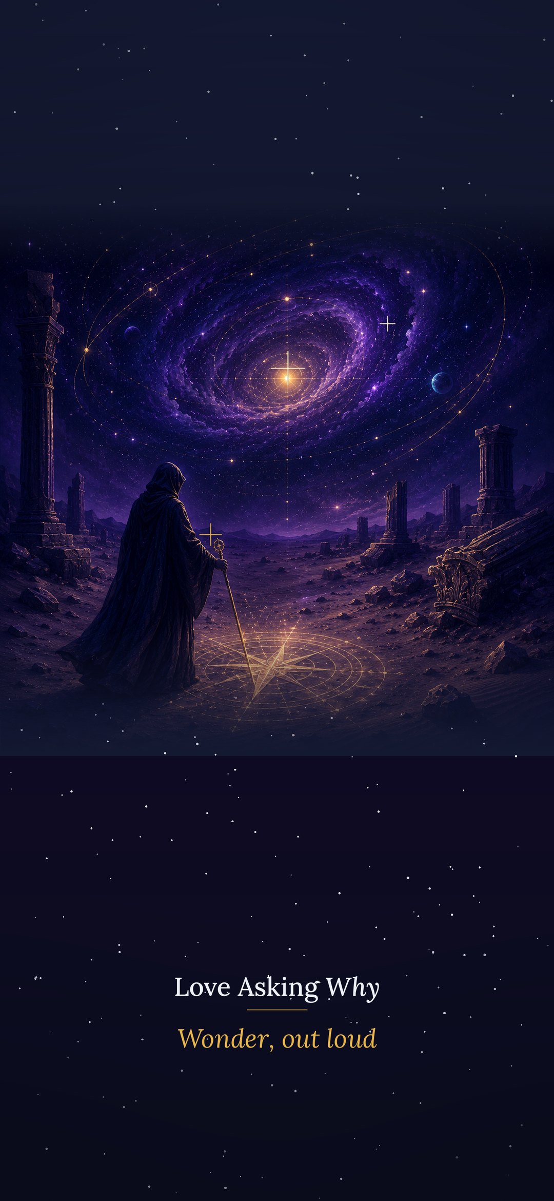 Static Night Sky phone wallpaper